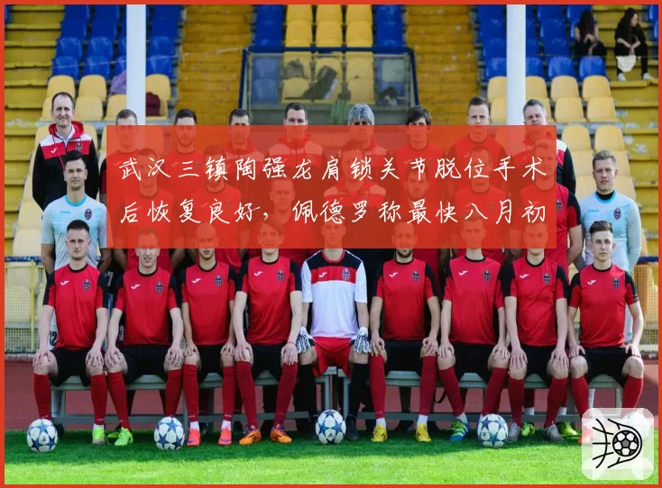武汉三镇陶强龙肩锁关节脱位手术后恢复良好,佩德罗称最快八月初复训